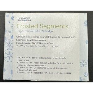 Creative Memories Scrapbook Adhesives Frosted Segments